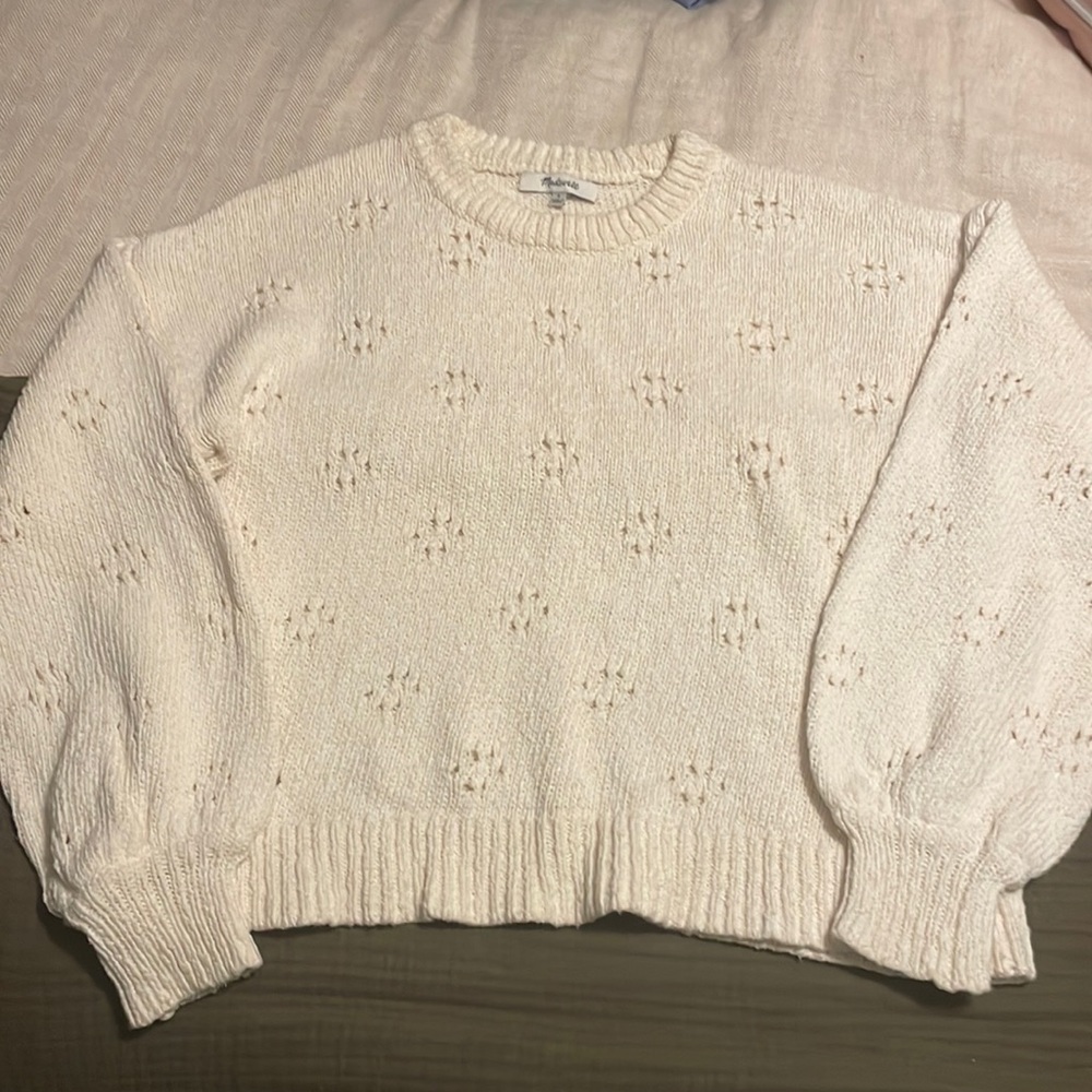 Madewell cream sweater